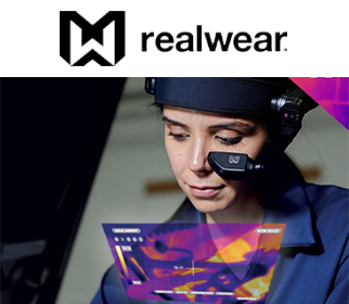 RealWear Logo and Thermal Imaging Headset